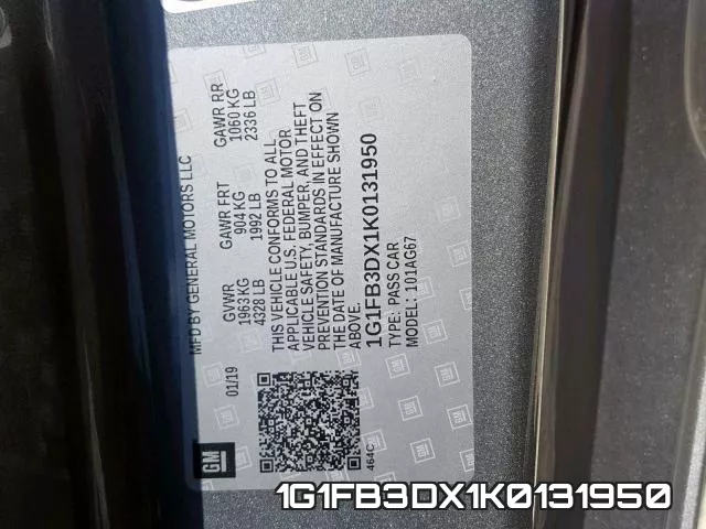 1G1FB3DX1K0131950