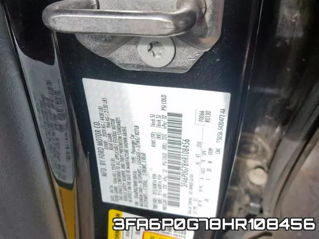 3FA6P0G78HR108456