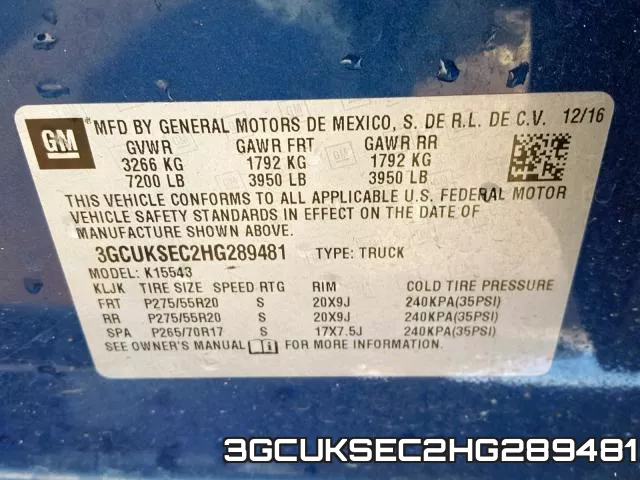 3GCUKSEC2HG289481