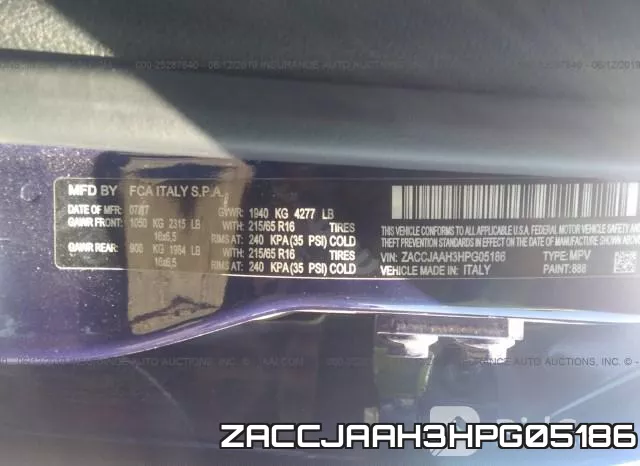 ZACCJAAH3HPG05186