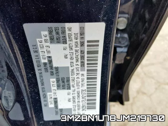 3MZBN1U78JM219730