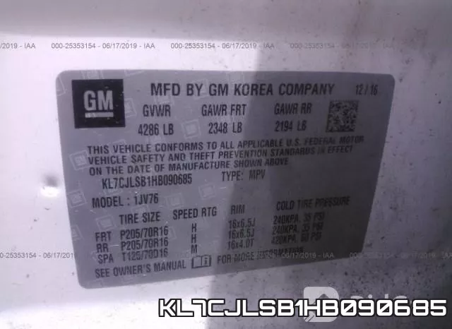 KL7CJLSB1HB090685
