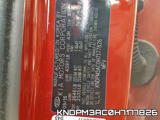 KNDPM3AC0H7177826