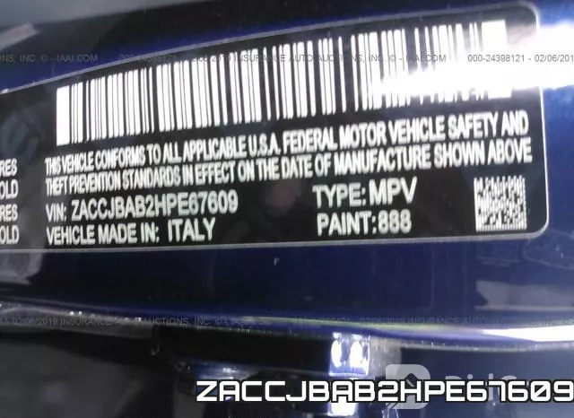 ZACCJBAB2HPE67609
