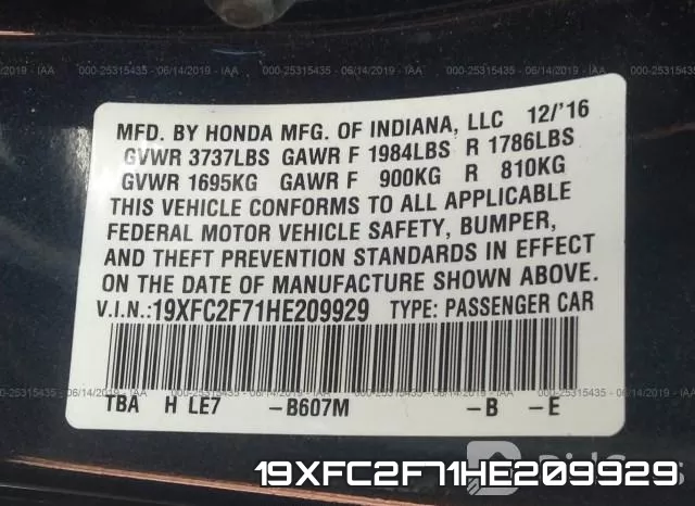 19XFC2F71HE209929