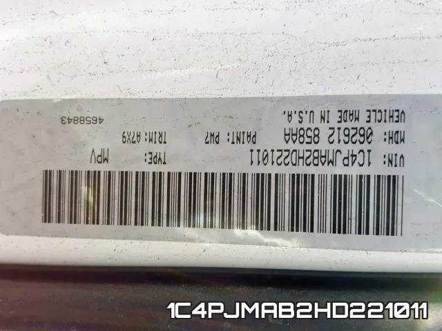 1C4PJMAB2HD221011