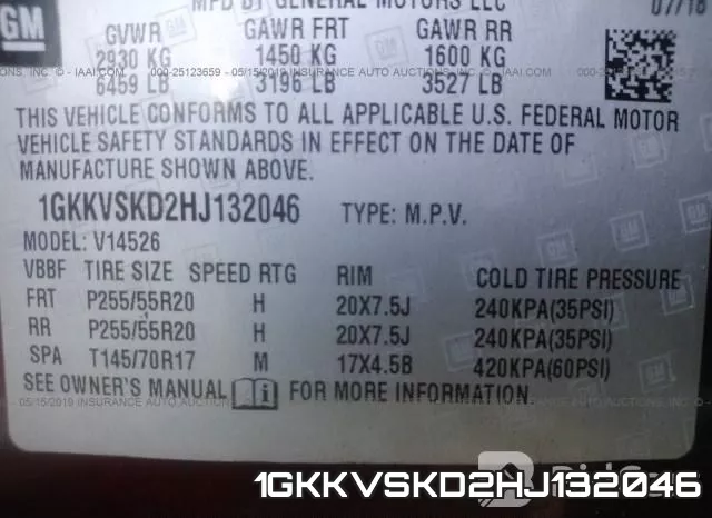 1GKKVSKD2HJ132046