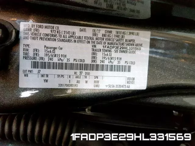 1FADP3E29HL331569