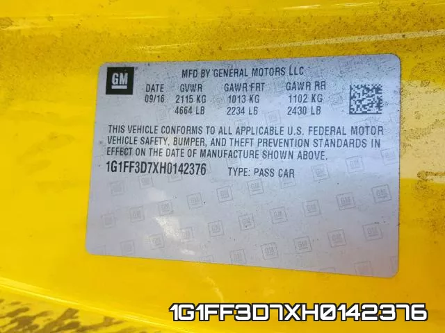 1G1FF3D7XH0142376