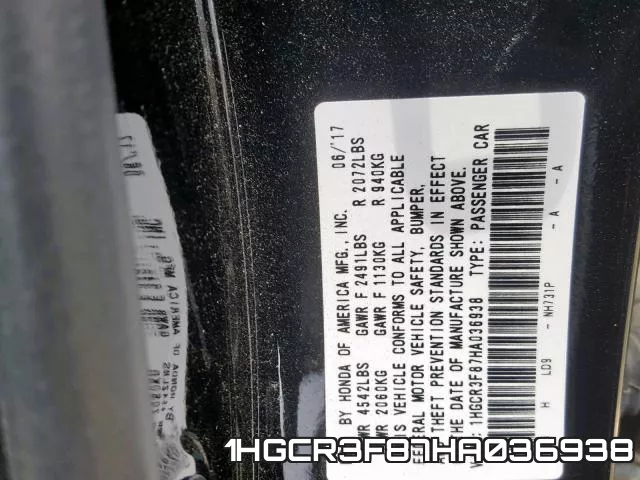 1HGCR3F87HA036938