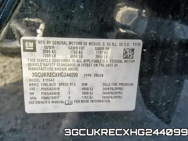 3GCUKRECXHG244099