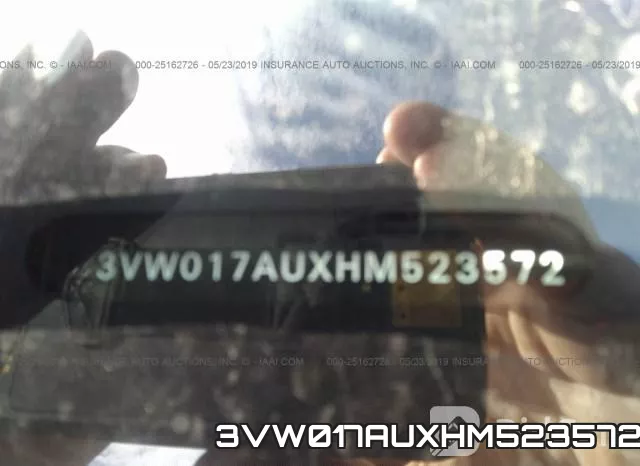 3VW017AUXHM523572