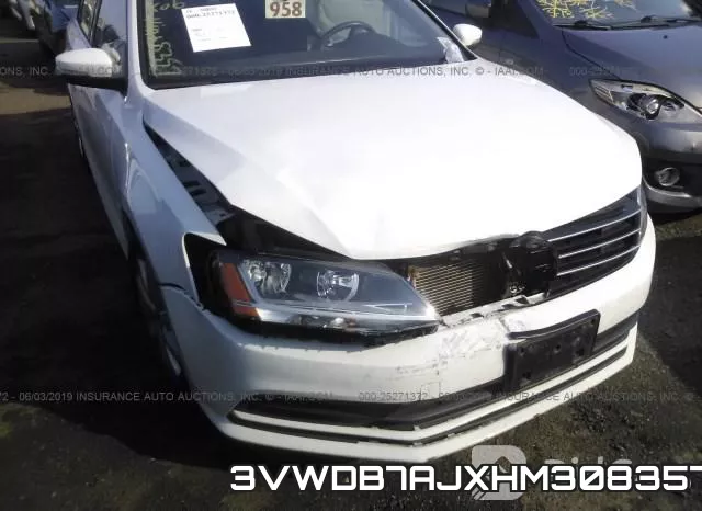 3VWDB7AJXHM308357