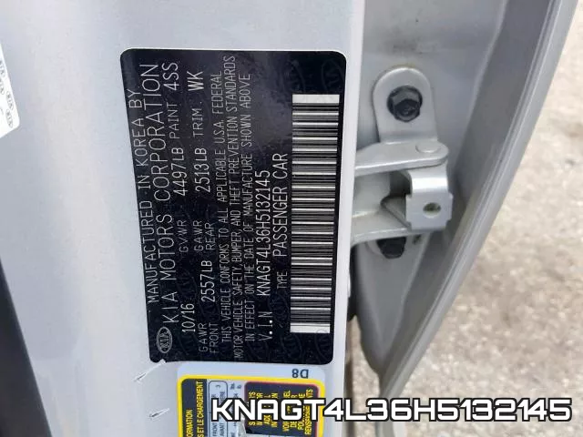 KNAGT4L36H5132145