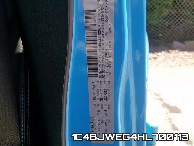 1C4BJWEG4HL700113