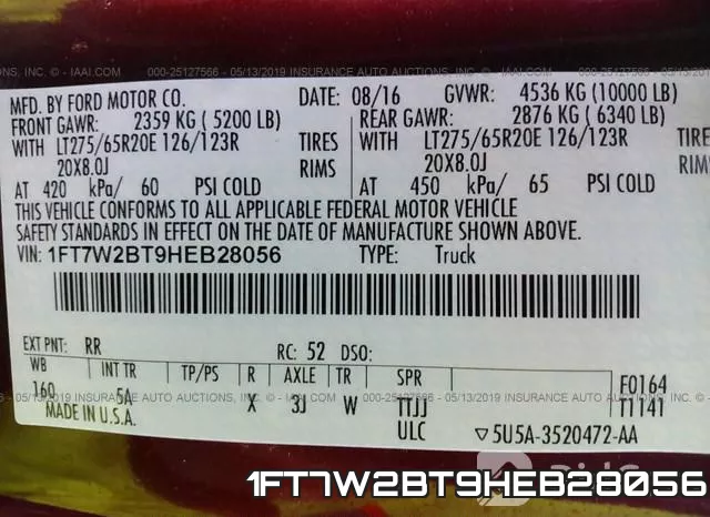 1FT7W2BT9HEB28056