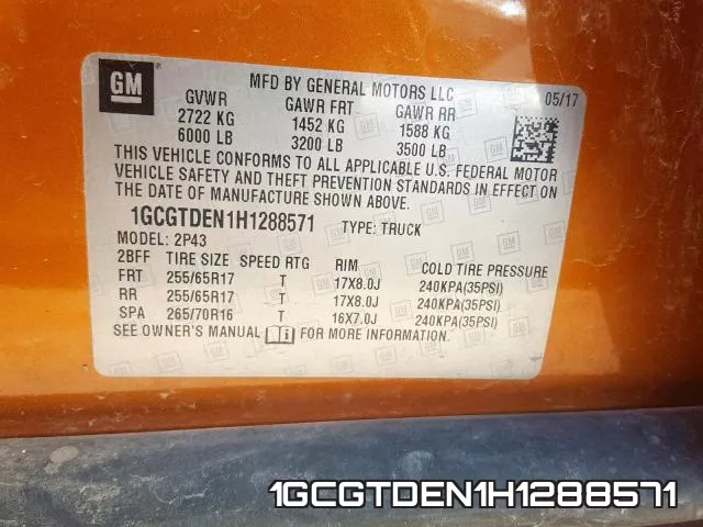 1GCGTDEN1H1288571