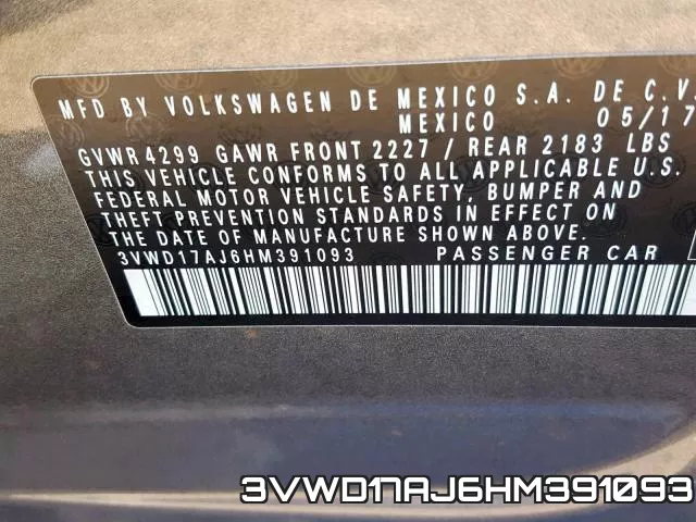 3VWD17AJ6HM391093