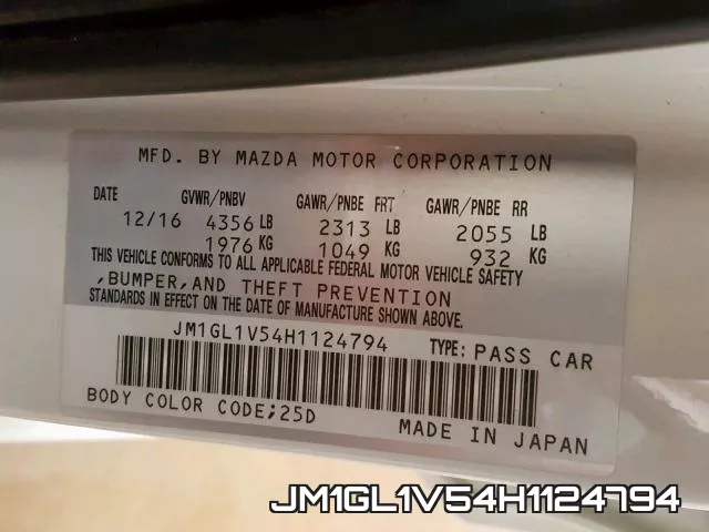 JM1GL1V54H1124794