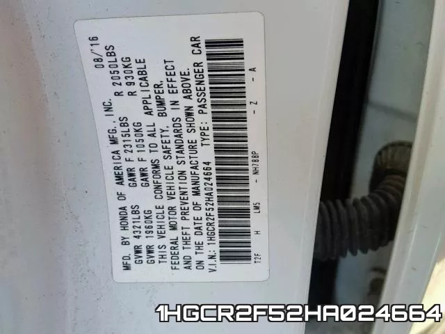 1HGCR2F52HA024664