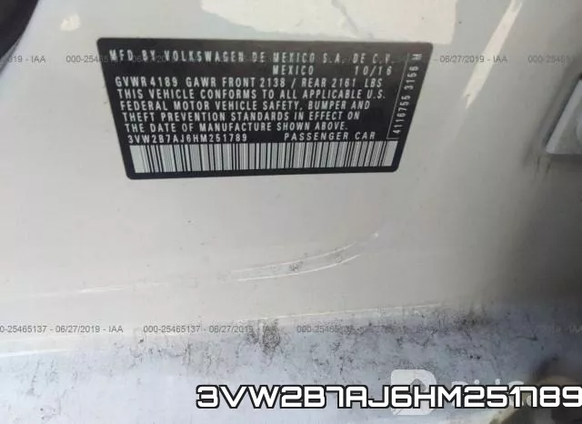 3VW2B7AJ6HM251789