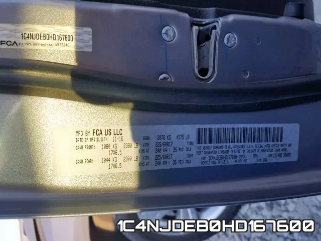 1C4NJDEB0HD167600