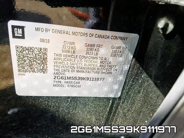 2G61M5S39K9111977