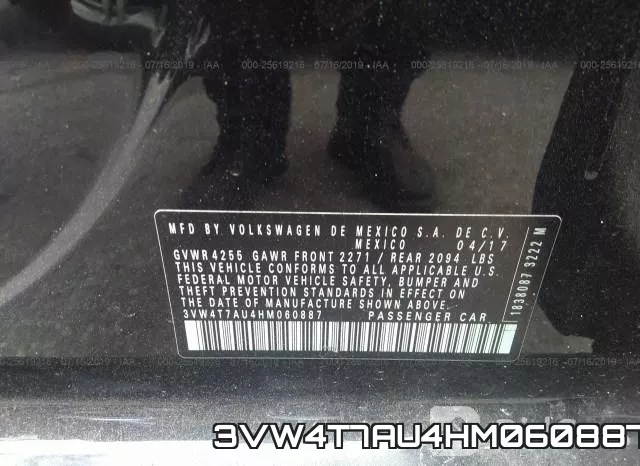 3VW4T7AU4HM060887
