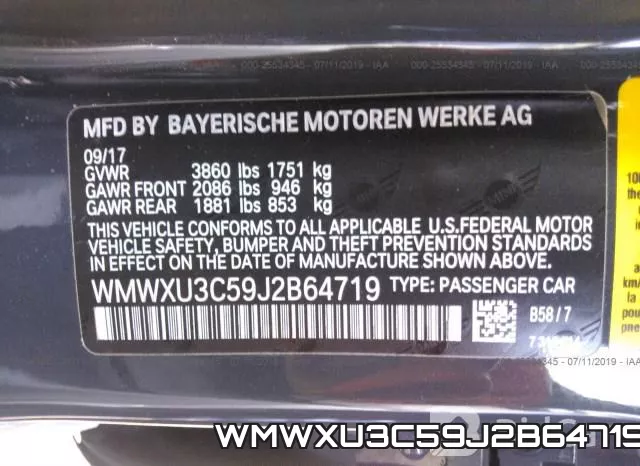WMWXU3C59J2B64719