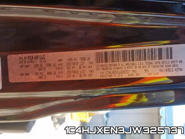 1C4HJXEN3JW325737