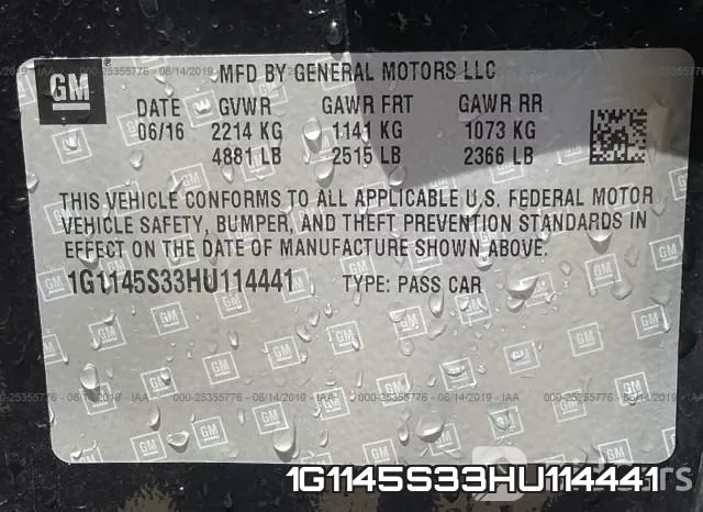 1G1145S33HU114441