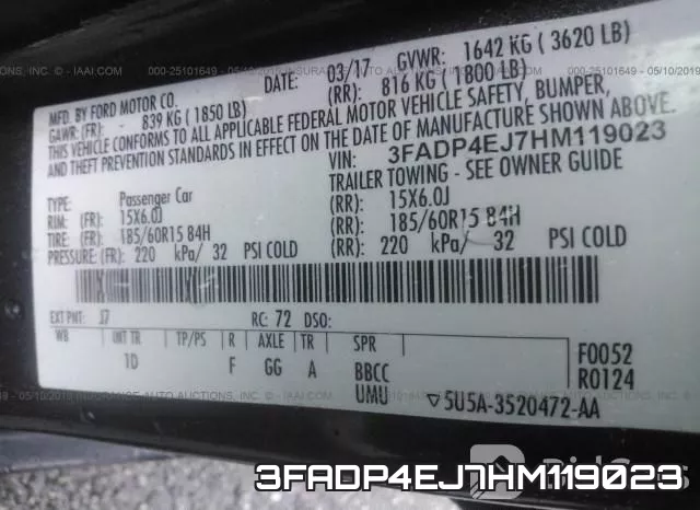 3FADP4EJ7HM119023