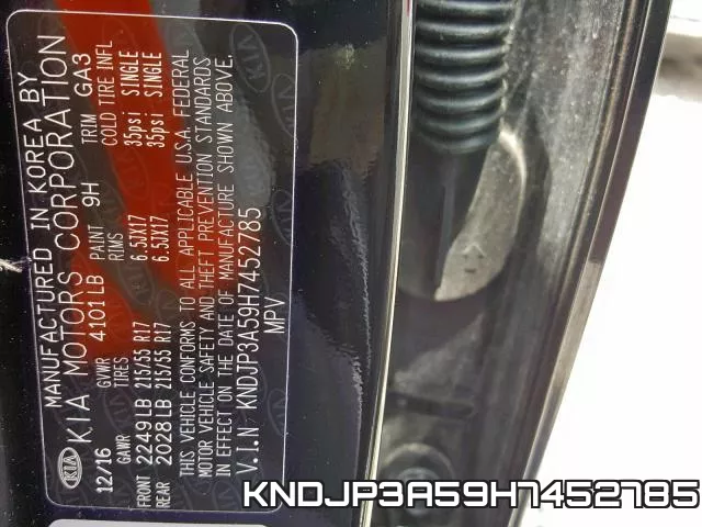 KNDJP3A59H7452785