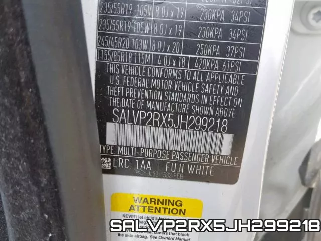 SALVP2RX5JH299218