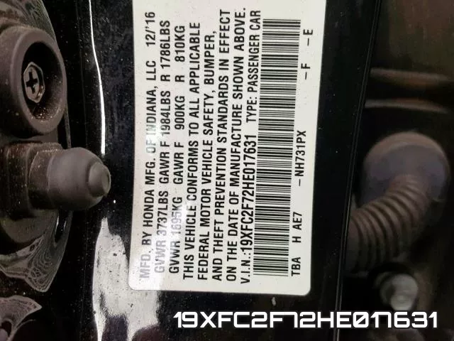 19XFC2F72HE017631