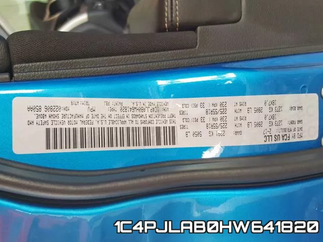 1C4PJLAB0HW641820