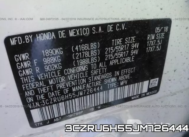 3CZRU6H55JM726444