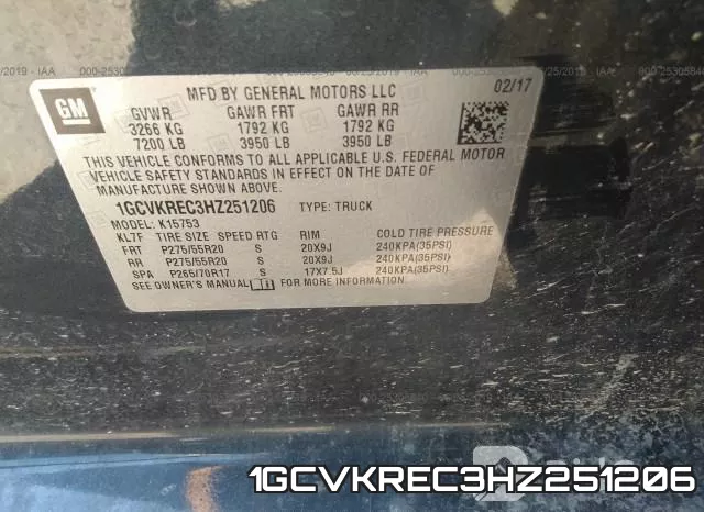 1GCVKREC3HZ251206