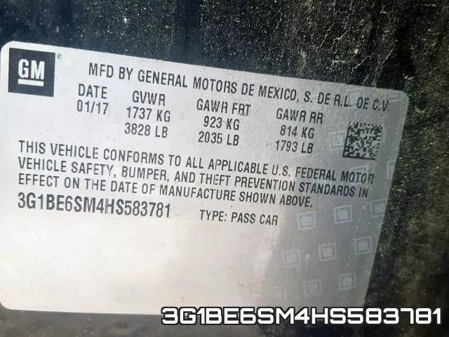 3G1BE6SM4HS583781