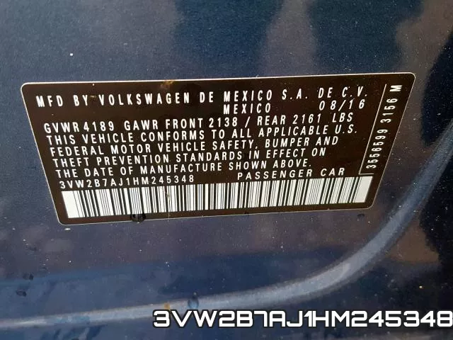 3VW2B7AJ1HM245348