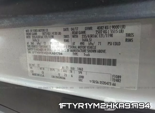 1FTYR1YM2HKA91794