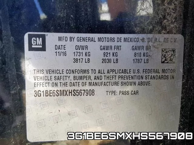 3G1BE6SMXHS567908