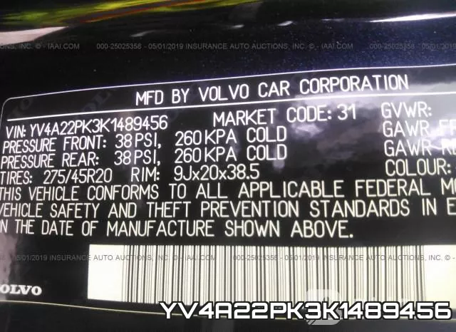 YV4A22PK3K1489456