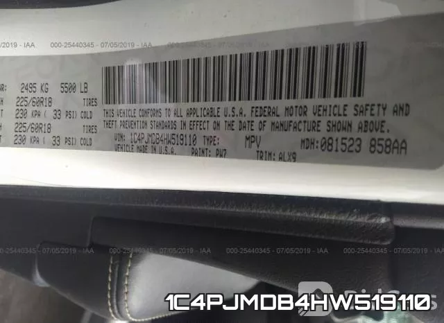 1C4PJMDB4HW519110