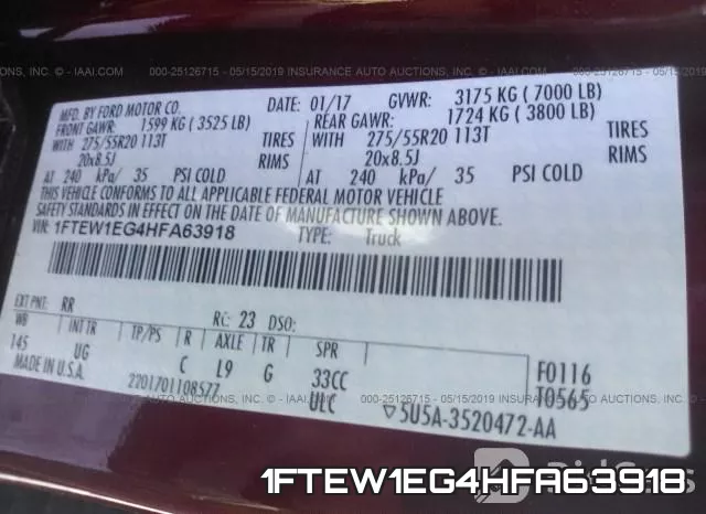 1FTEW1EG4HFA63918
