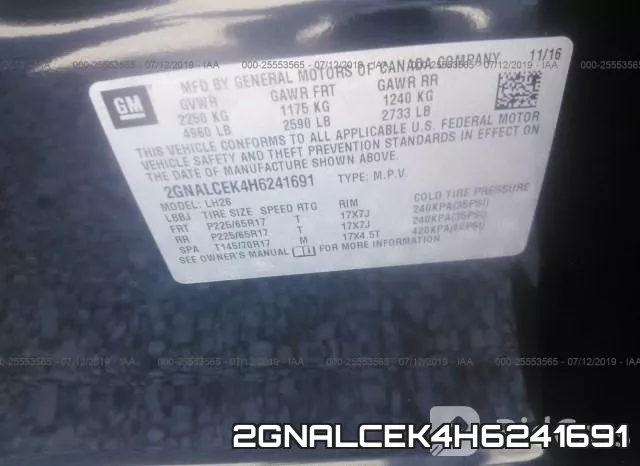2GNALCEK4H6241691