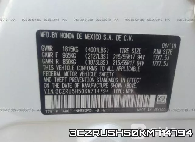 3CZRU5H50KM714794