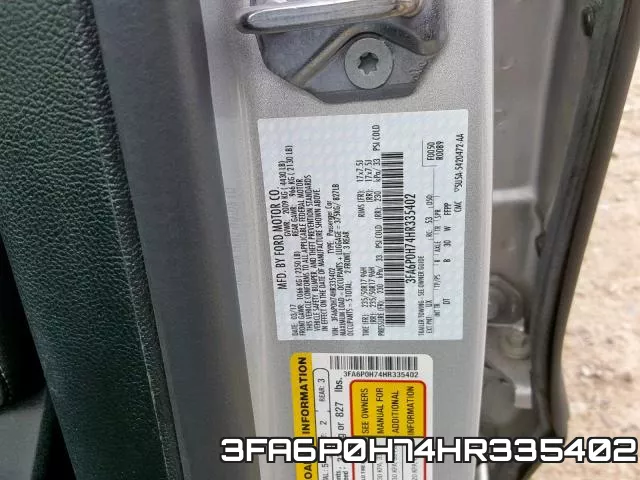 3FA6P0H74HR335402