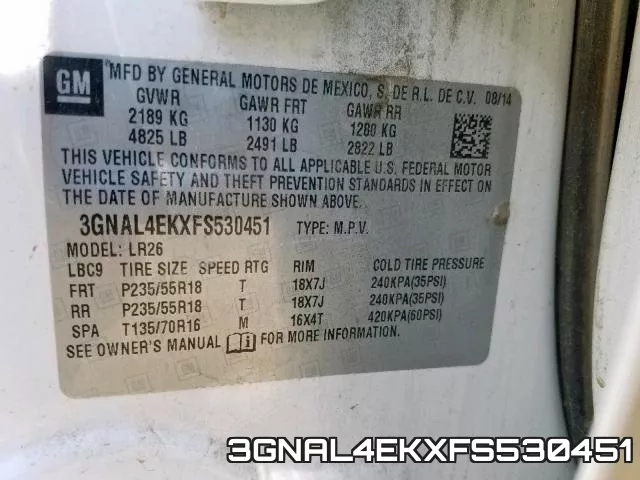 3GNAL4EKXFS530451