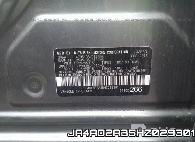 JA4AD2A35HZ029301